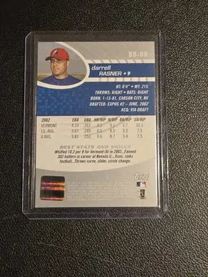 2003 Bowman’s Best #BB-DR Darrell Rasner - Baseball Card Single