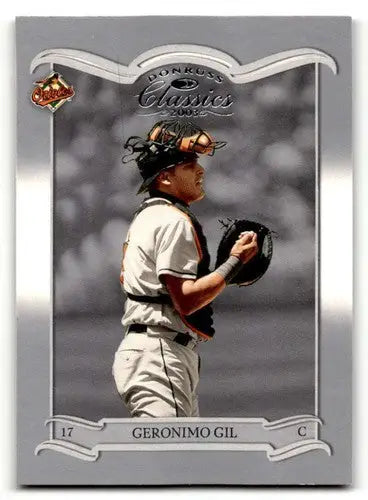 2003 Donruss Classics #31 Geronimo Gil Baltimore Orioles Baseball Ca ID:64478 - Baseball Card Single