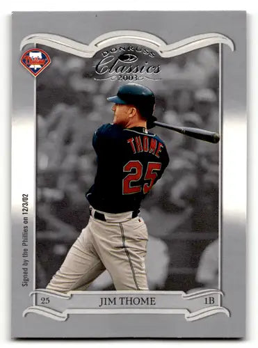2003 Donruss Classics #37 Jim Thome EX Excellent Phillies ID:64189 - Baseball Card Single