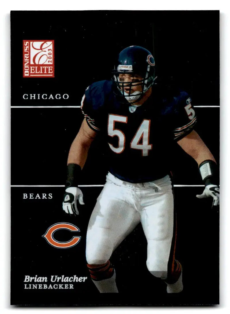2003 Donruss Elite #63 Brian Urlacher - Football Card Single