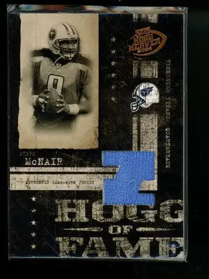 2003 Donruss Playoff Hog Heaven Steve McNair #HF-21 Game-Worn Jersey 104/150 - Sports Memorabilia