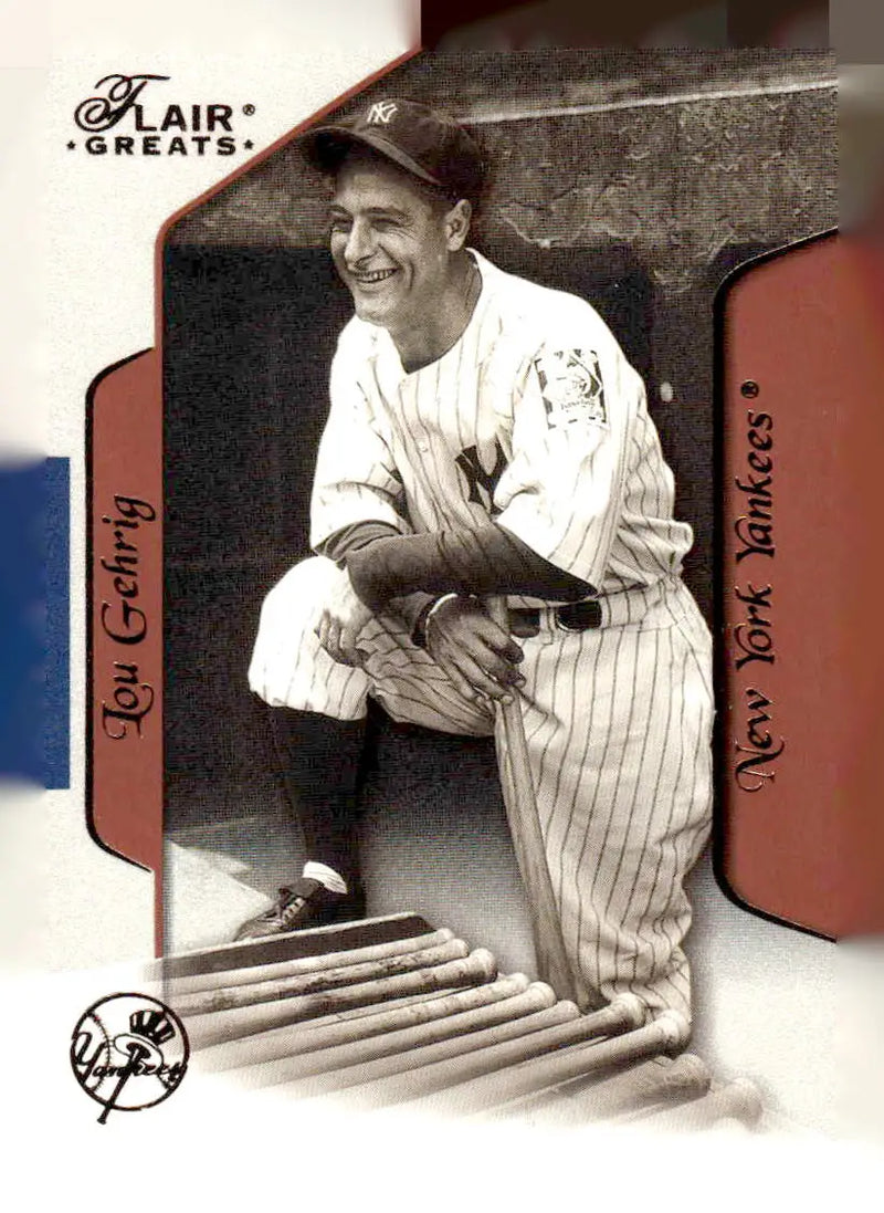 2003 Flair Greats #83 Lou Gehrig - Baseball Card Single