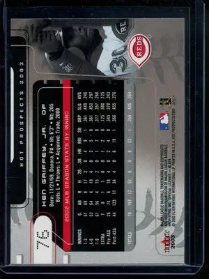 2003 Fleer Hot Prospects Ken Griffey Jr. #30 Baseball - Baseball Card Single