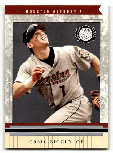 2003 Fleer Patchworks #7 Craig Biggio NM-MT Astros ID:57942 - Baseball Card Single