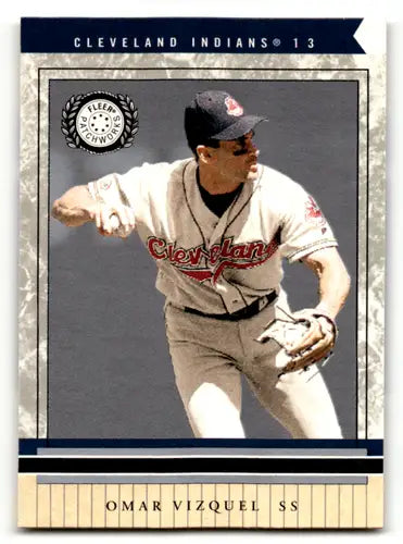 2003 Fleer Patchworks #81 Omar Vizquel NM-MT Indians ID:59457 - Baseball Card Single