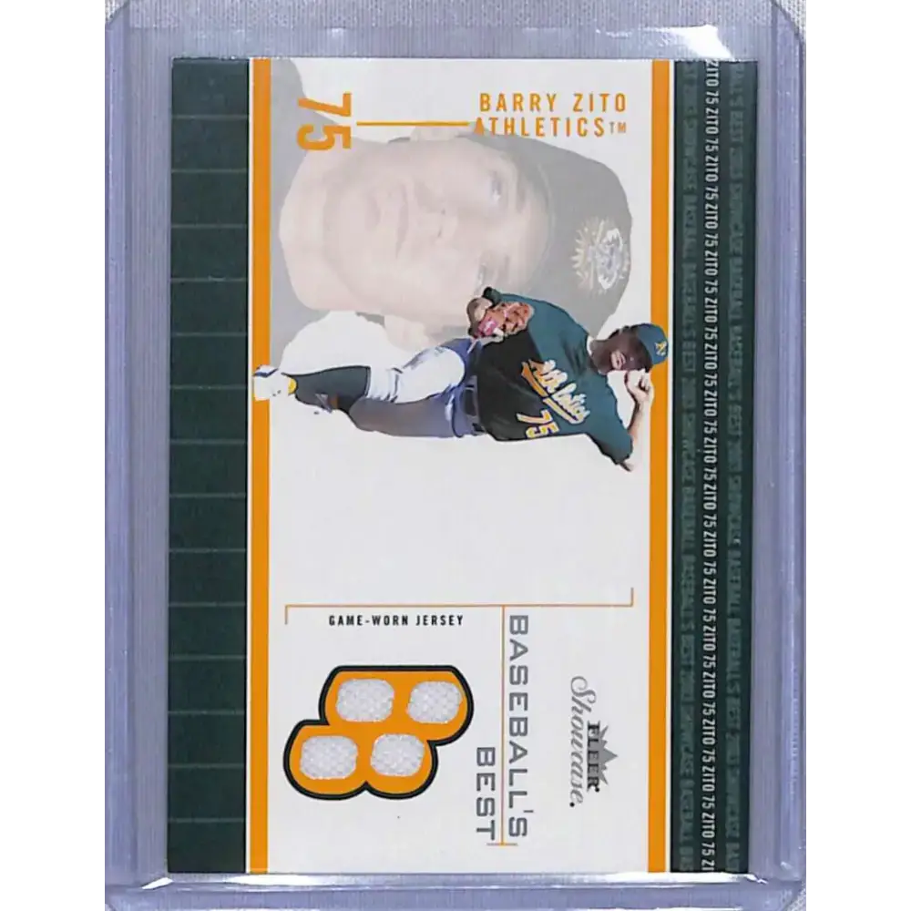 2003 Fleer Showcase #BB-BZ Barry Zito Oakland Athletics NM-MT Baseball Card - Baseball Card Single