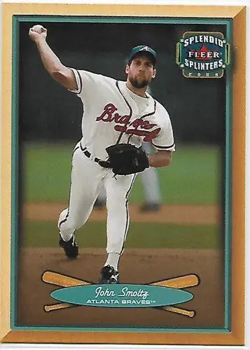 2003 Fleer Splendid Splinters #24 John Smoltz NM-MT Braves - Baseball Card Single