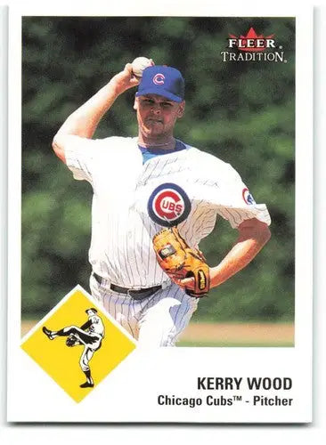 2003 Fleer Tradition #344 Kerry Wood NM-MT Cubs ID:73264 - Baseball Card Single