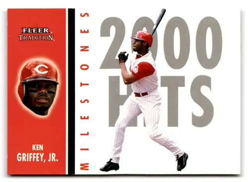 2003 Fleer Tradition Milestones #15 Ken Griffey Jr. NM Near Mint Reds ID:77309 - Baseball Card Single