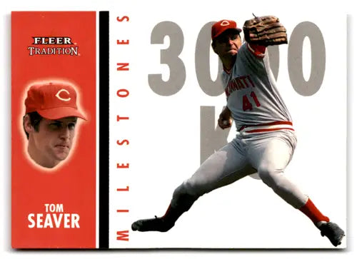 2003 Fleer Tradition Milestones #6 Tom Seaver NM-MT Reds ID:72974 - Baseball Card Single