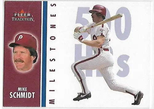 2003 Fleer Tradition Milestones #8 Mike Schmidt NM-MT Phillies - Baseball Card Single