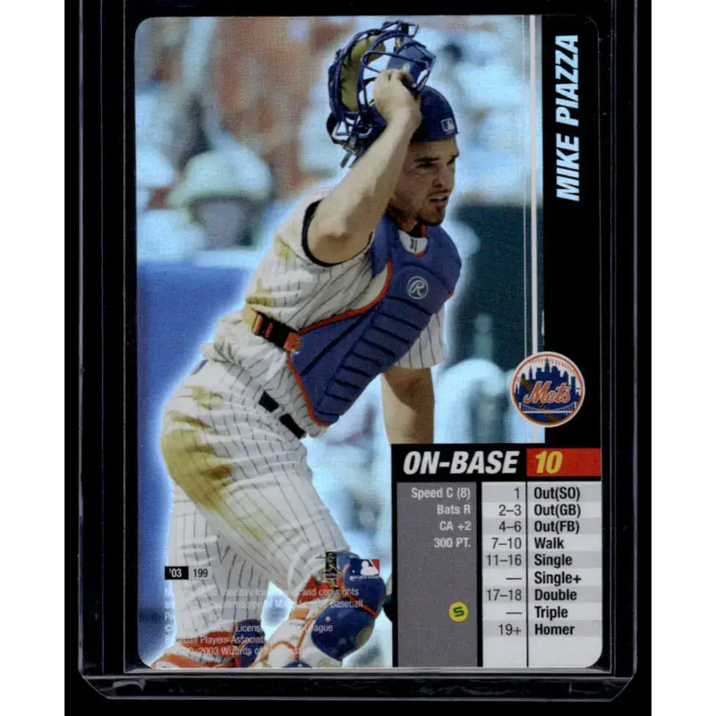 2003 MLB Showdown #199 Mike Piazza EX/NM New York Mets Baseball Card - Baseball Card Single