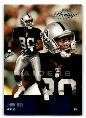 2003 Playoff Football Prestige Jerry Rice #105 Oakland Raiders - Football Card Single