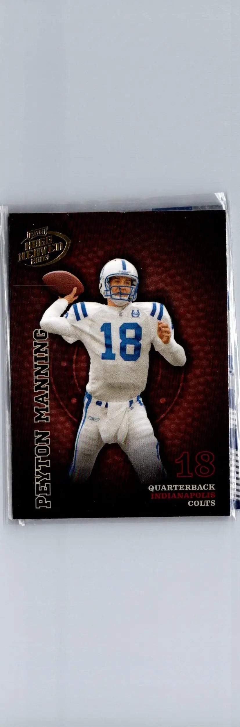 2003 Playoff Hogg Heaven #64 Peyton Manning - Football Card Single