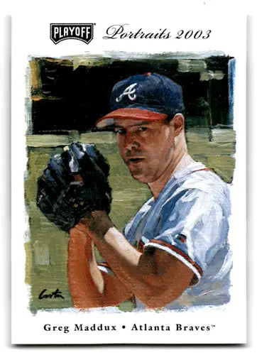 2003 Playoff Portraits #38 Greg Maddux NM-MT Braves ID:72418 - Baseball Card Single