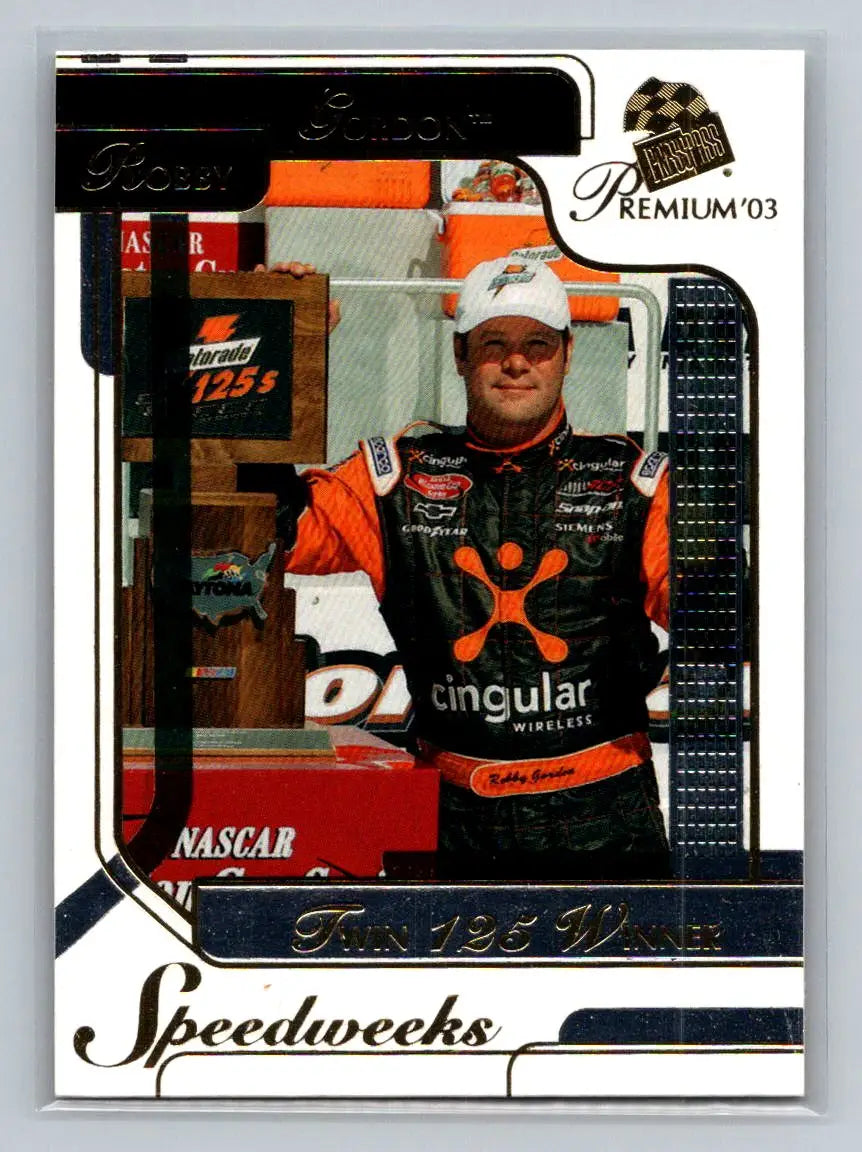 2003 Press Pass Premium #47 Robby Gordon Richard Childress Racing - Racing Card Single