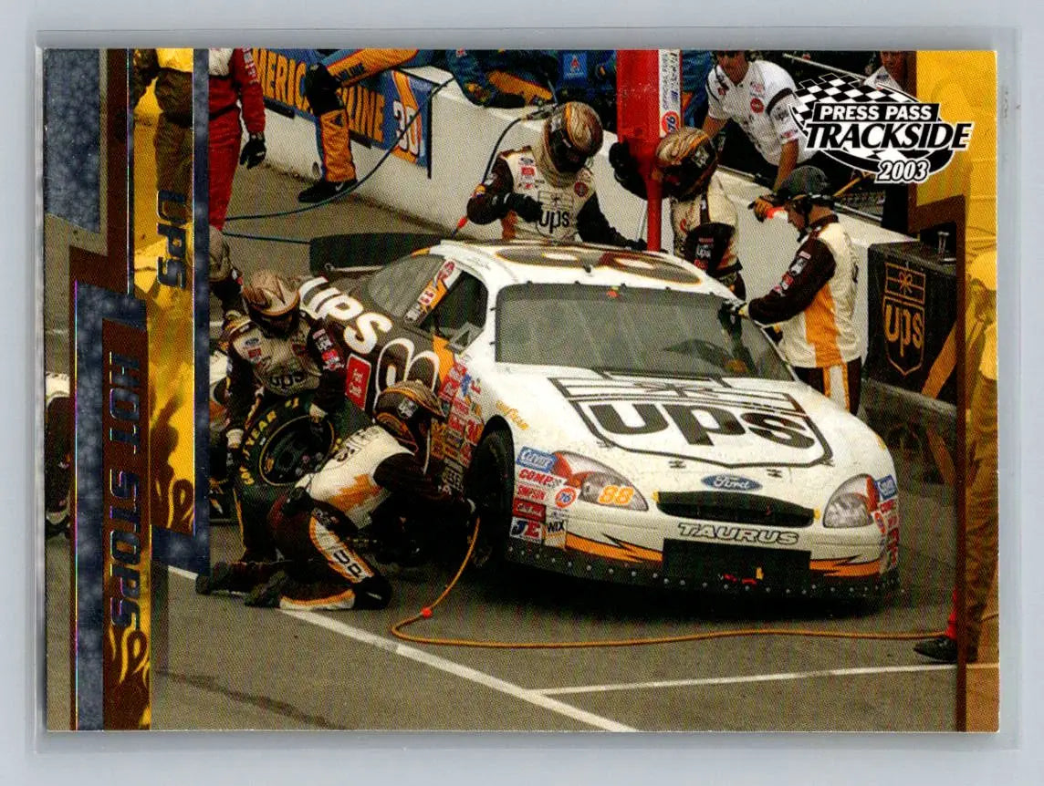 2003 Press Pass Trackside #71 UPS Robert Yates Racing - Racing Card Single