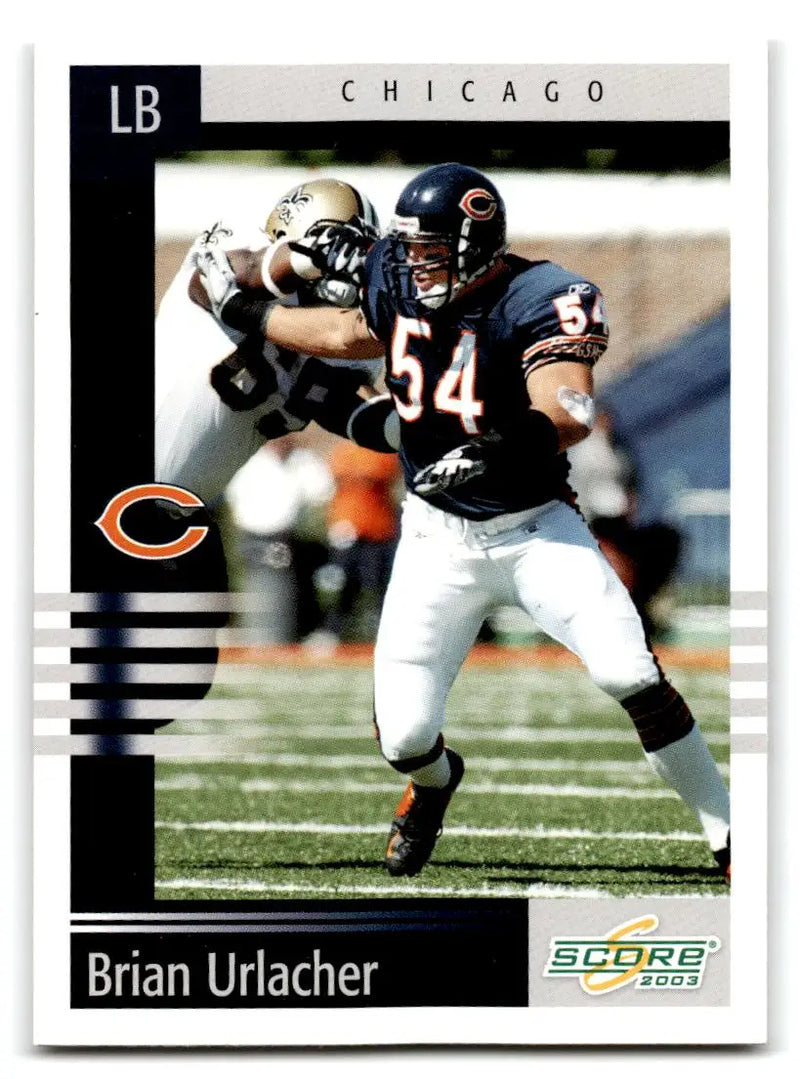 2003 Score #171 Brian Urlacher - Football Card Single