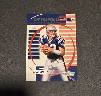 2003 Score #TF-19 Tom Brady The Franchise - Football Card Single