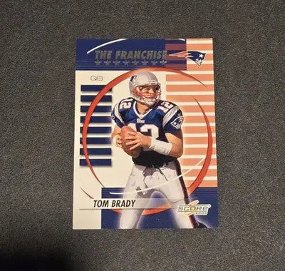 2003 Score #TF-19 Tom Brady The Franchise - Football Card Single