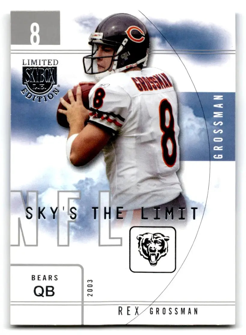 2003 SkyBox LE #16 SL Rex Grossman Sky’s the Limit - Football Card Single