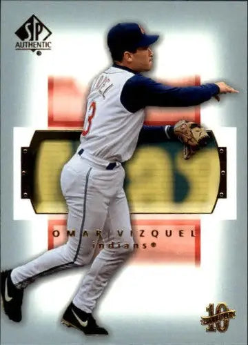 2003 SP Authentic #12 Omar Vizquel NM-MT Indians - Baseball Card Single