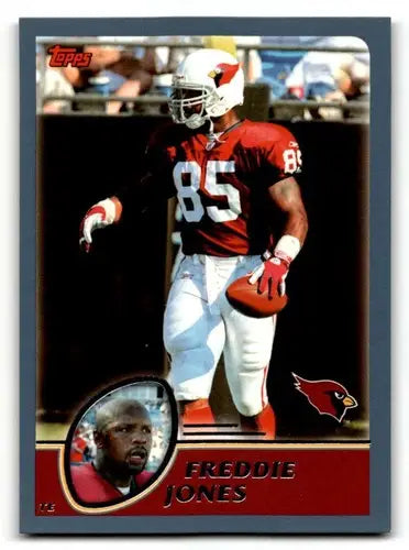 Football trading card of Freddie Jones Arizona Cardinals player from 2003 Topps series