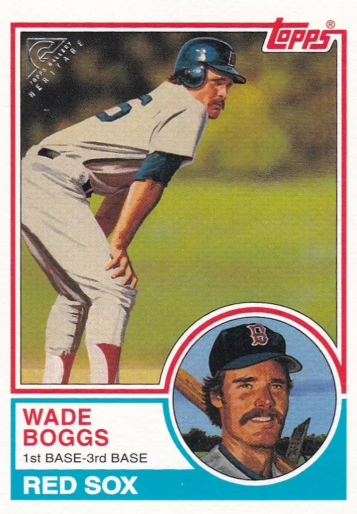 2003 Topps Gallery Heritage #498 Wade Boggs 1983 Rookie Style SSP Boston Red Sox - Baseball Card Single