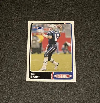 2003 Topps Total #299 Tom Brady - Football Card Single