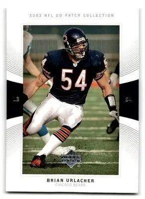2003 UD Patch Collection #64 Brian Urlacher - Football Card Single