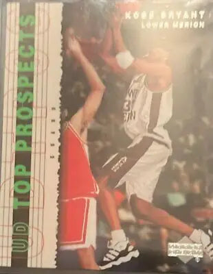 2003 UD Top Prospects #54 Kobe Bryant trading card featuring the Black Mamba design