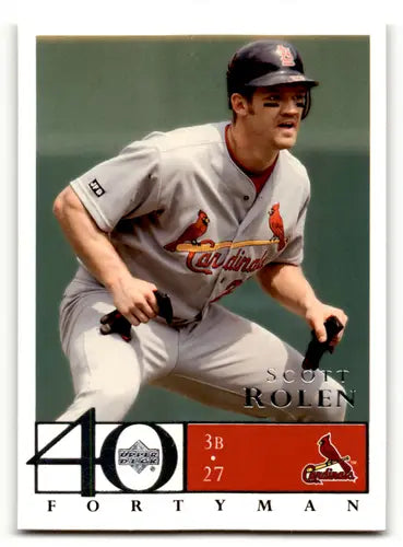 2003 Upper Deck 40-Man #457 Scott Rolen NM Near Mint Cardinals ID:61497 - Baseball Card Single