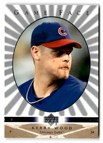 2003 Upper Deck Game Face #25 Kerry Wood NM Near Mint Cubs ID:73275 - Baseball Card Single