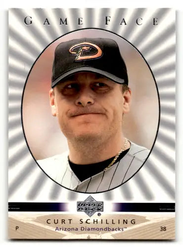 2003 Upper Deck Game Face #9 Curt Schilling EX/NM SP Diamondbacks ID:64682 - Baseball Card Single