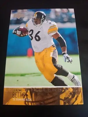2003 Upper Deck - Jerome Bettis #33. Pittsburgh Steelers. NRMT+ - Football Card Single