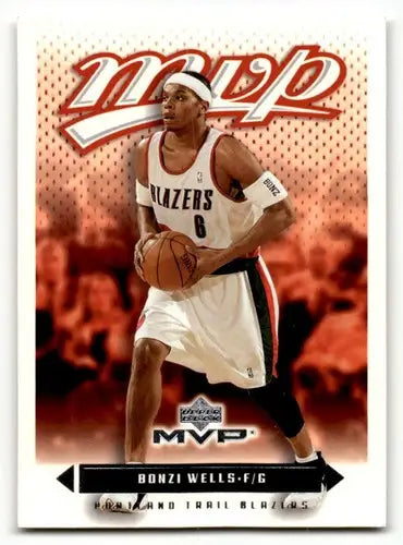 2003 Upper Deck MVP #152 Bonzi Wells Portland Trail Blazers Basketba ID:58823 - Basketball Card Single