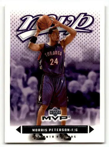 2003 Upper Deck MVP #176 Morris Peterson Toronto Raptors Basketball ID:58811 - Basketball Card Single