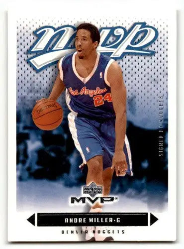 2003 Upper Deck MVP #66 Andre Miller Denver Nuggets Basketball Cards ID:58808 - Basketball Card Single