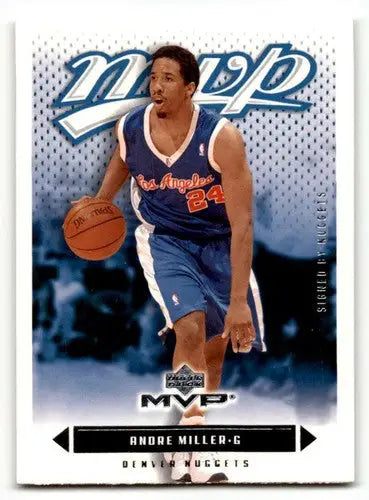 2003 Upper Deck MVP #66 Andre Miller Denver Nuggets Basketball Cards ID:58812 - Basketball Card Single