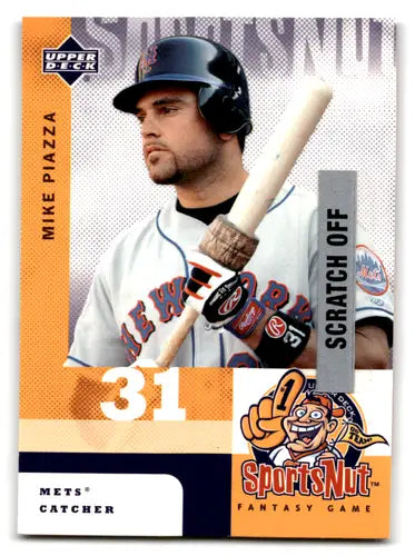 2003 Upper Deck MVP SportsNut #SN33 Mike Piazza NM-MT Mets ID:70301 - Baseball Card Single