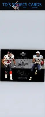 Football trading card featuring Jonathan Wells and Eddie George from Upper Deck Pros 2003