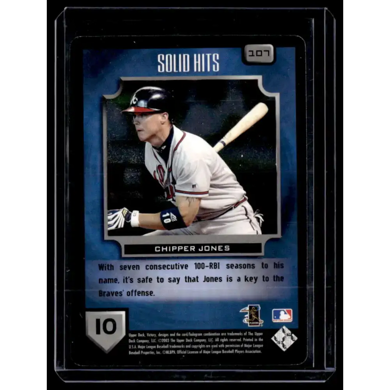 2003 Upper Deck Victory #107 Chipper Jones NM-MT - Baseball Card Single
