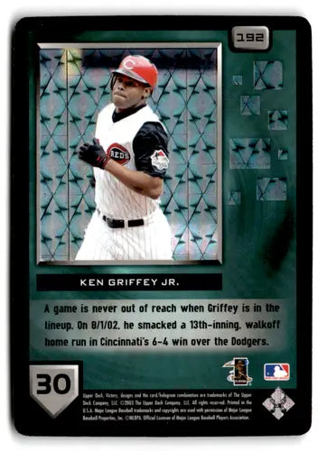 2003 Upper Deck Victory #192 Ken Griffey Jr. NM Near Mint Reds ID:83532 - Baseball Card Single