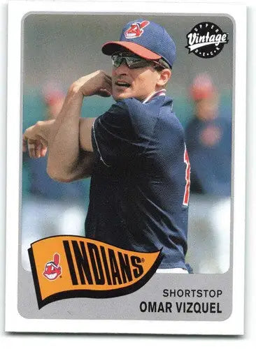 2003 Upper Deck Vintage #102 Omar Vizquel NM-MT Indians ID:59439 - Baseball Card Single