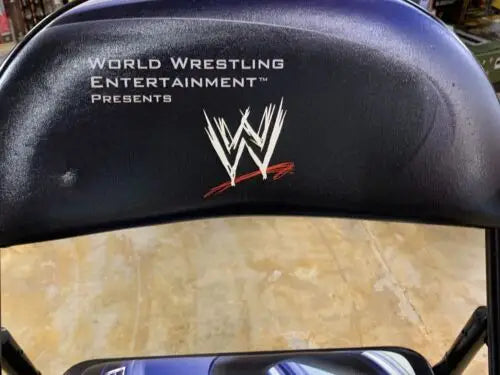 Black WWE Ringside VIP Chair from 2003 Backlash at Worcester Centrum Center