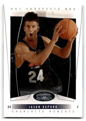 Basketball trading card of Jason Kapono from 2004-05 Hoops Hot Prospects #69