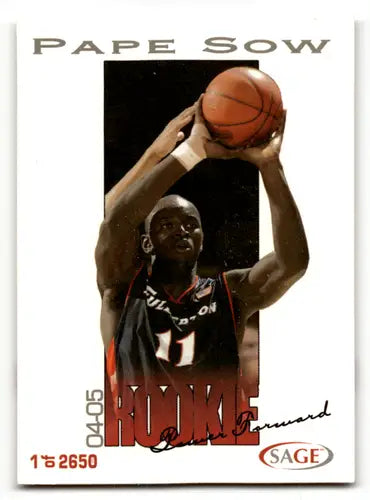 2004-05 SAGE #30 Pape Sow EX/NM /2650 ID:58801 - Basketball Card Single