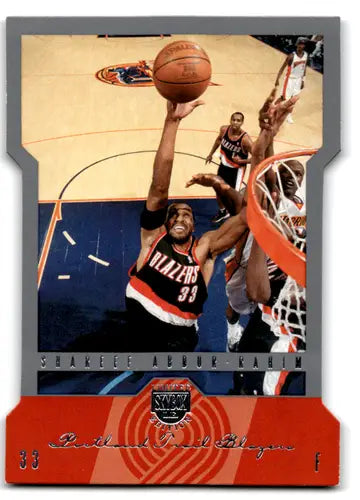 Original gloss Shakeel Abdur-Rahim basketball card from 2004-05 SkyBox LE featuring Shareef Abdur-Rahim