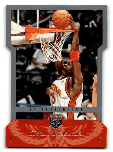 Original gloss Al Harrington basketball card from 2004-05 SkyBox LE Hawks collection