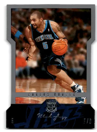 2004-05 SkyBox LE Carlos Boozer basketball card with original gloss Jazz ID 67341